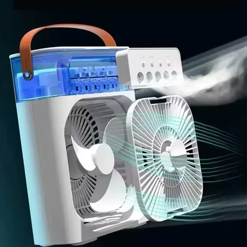 Multifunctional five-hole humidification fan